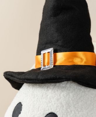 65.25" Halloween Oversized Lighted Fabric Ghost Shelf Sitter