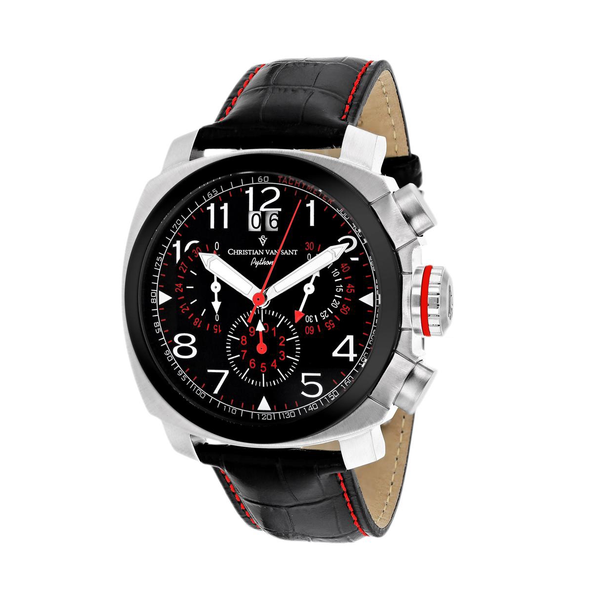 Men's Grand Python Black Dial Watch - CV3AU1 - Black