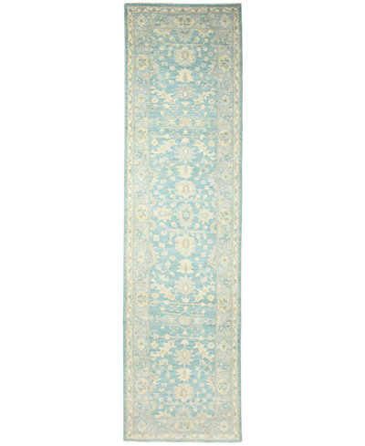 CLOSEOUT! Macy's Fine Rug Gallery, One of a Kind, Mansehra-Asia Light Blue 2'7