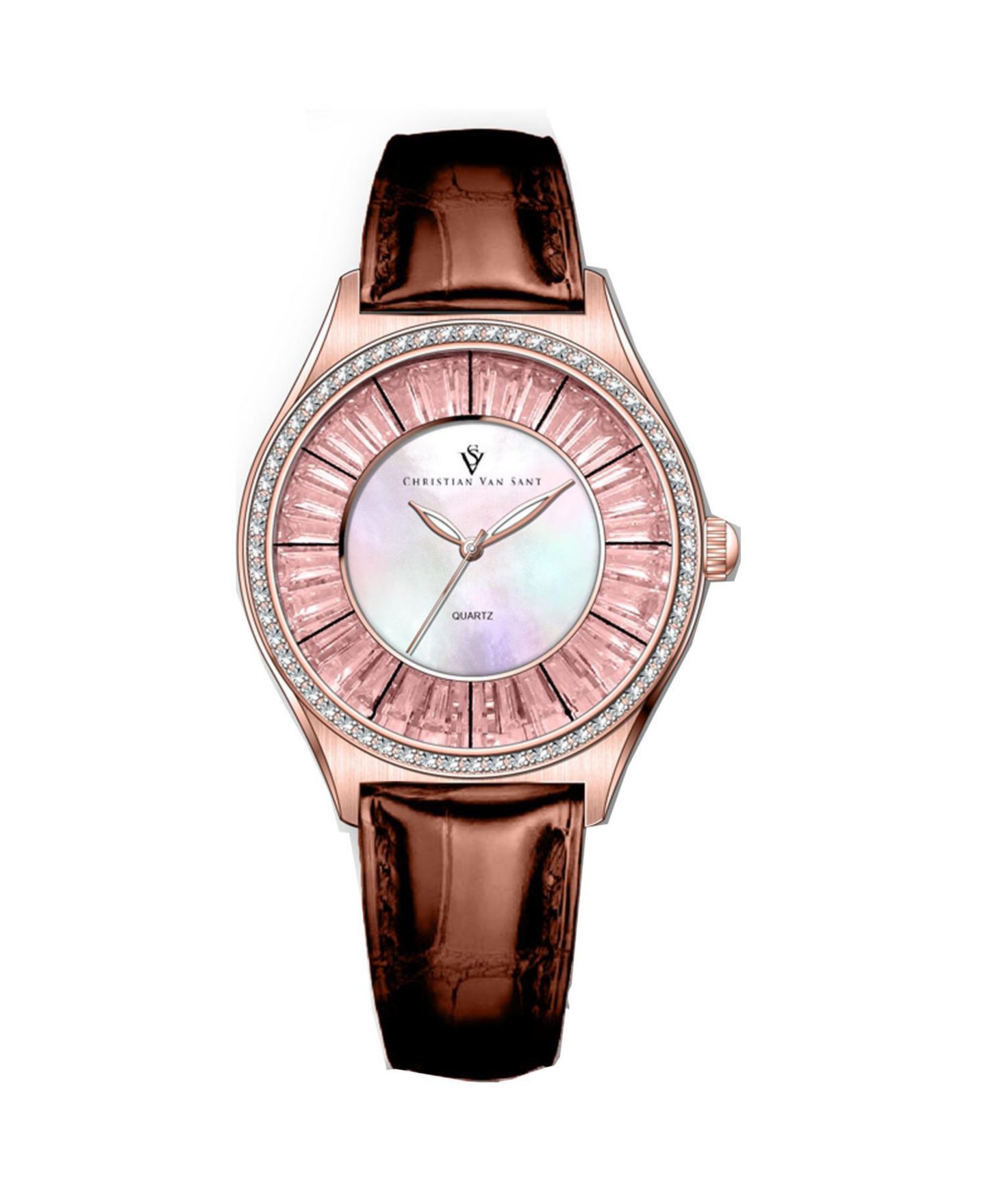 Женские часы Christian Van Sant Luna Mother of pearl Dial - CV3206, цвет: Жемчужный — фото 1