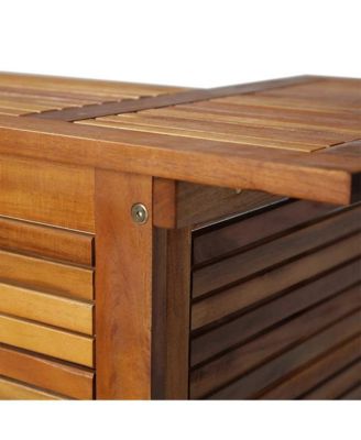 Bar Table 43.3"x19.7"x41.3" Solid Acacia Wood