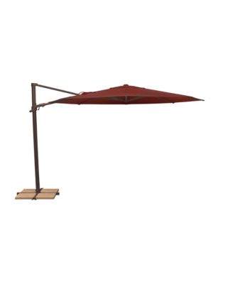 11FT Octagon Cantilever Umbrella with foot pedal, Bronze Frame