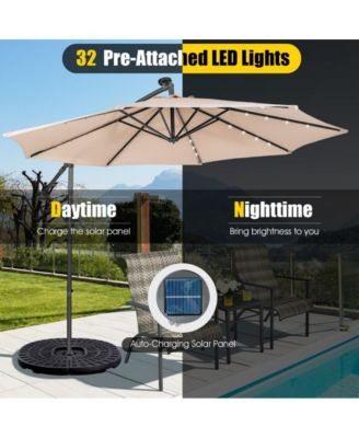 10 Feet Patio Cantilever Umbrella with Tilting System
