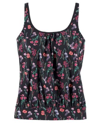 Women's Floral Tankini Swimsuit Top