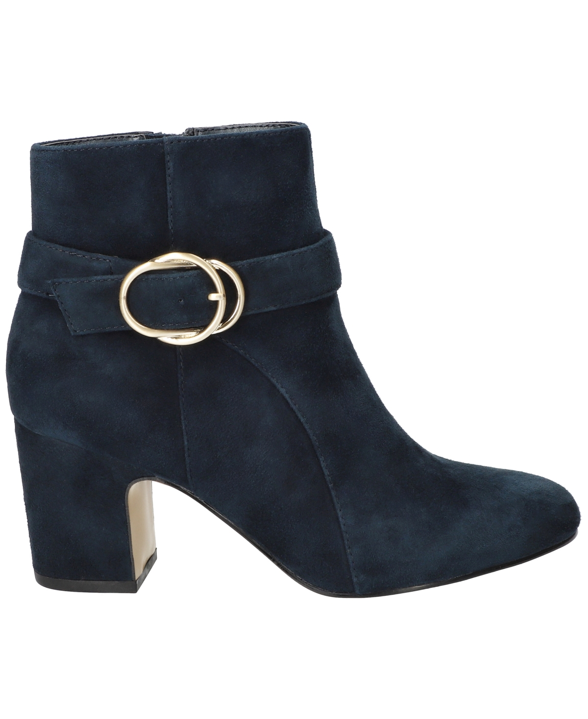 Bella Vita Women's Gamela Dress Block Heel Ankle Booties In Blue