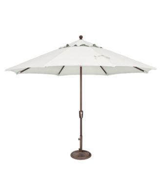 11FT Octagon Patio Umbrella with Push-Button Tilt, Bronze Frame
