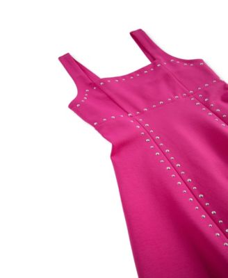 Big Girls Studded Fit and Flare Dress