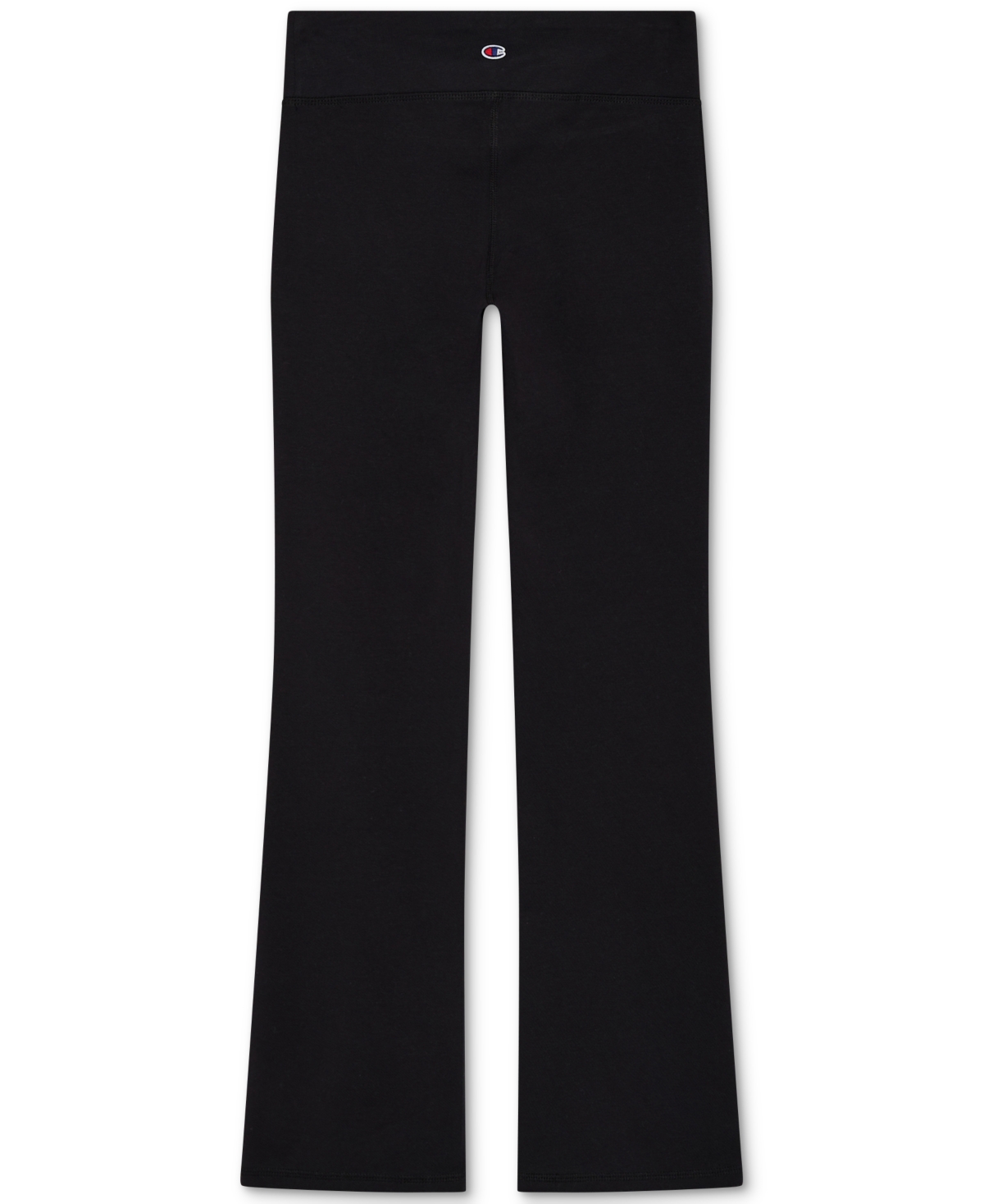 Champion Big Girls Cotton-blend Flared Leggings In Black