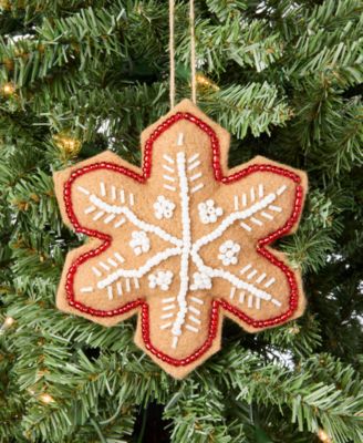Gingerbread Village Gingerbread Snowflake Ornament, Macy's Exclusive
