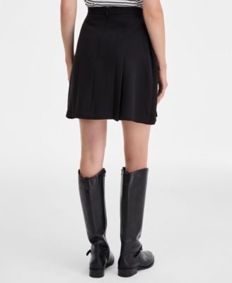 Women's Pleated Crepe Mini Skirt, Macy's Exclusive