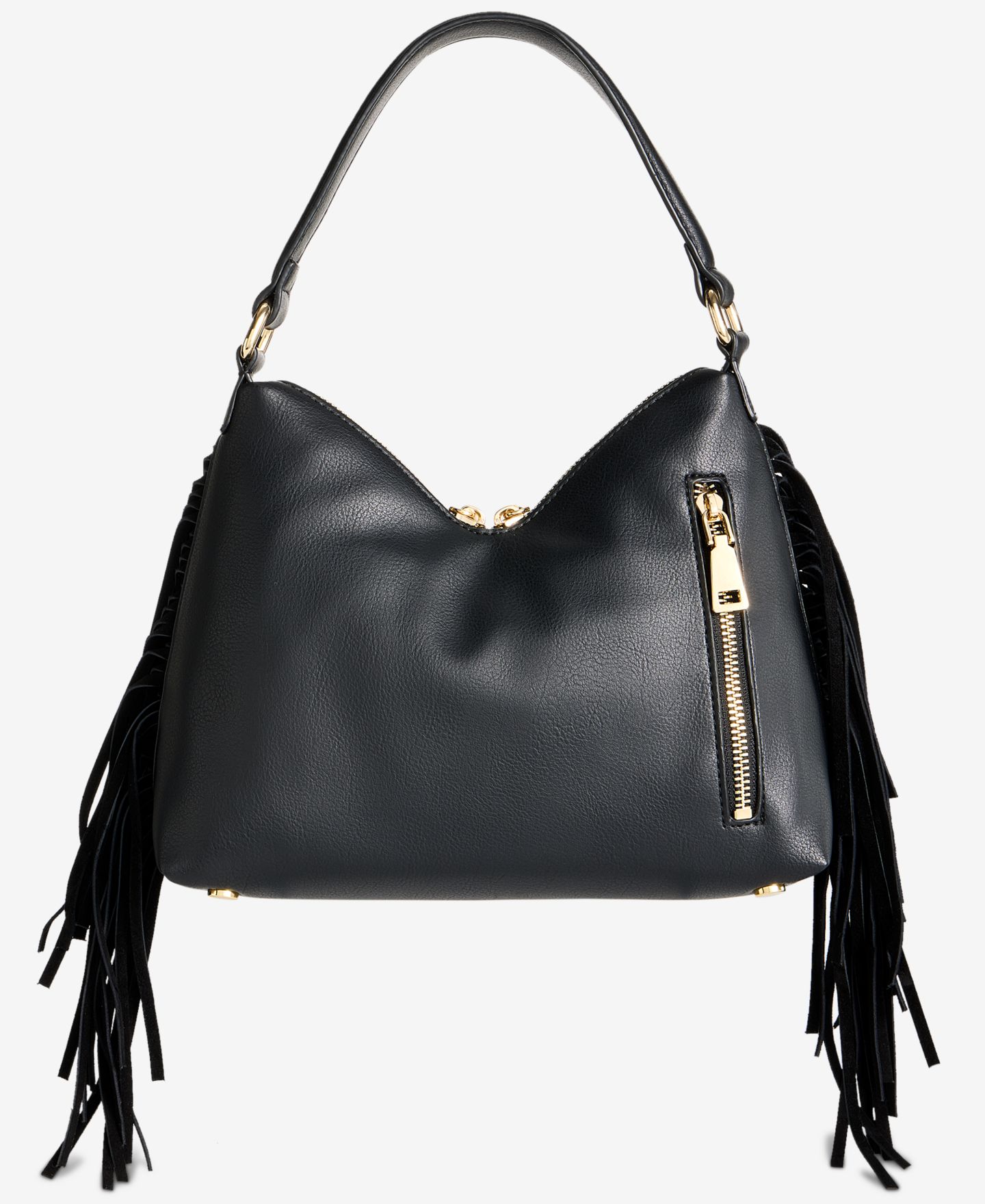 Женская сумка I.N.C. International Concepts Tayviss Fringe Shoulder, цвет: Чёрный — фото 1