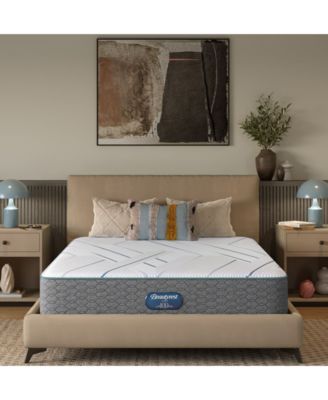Beautyrest - Madison Avenue 12" Medium Firm Hybrid Tight Top Mattress Set, Full