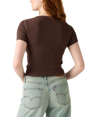 Women's Muse Short-Sleeve Button-Front Top