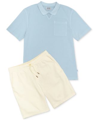 Men's Polo Shirt & Drawstring Shorts