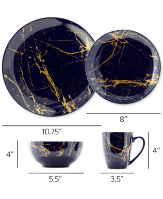 Bolt 16 Pc. Dinnerware Set, Service for 4