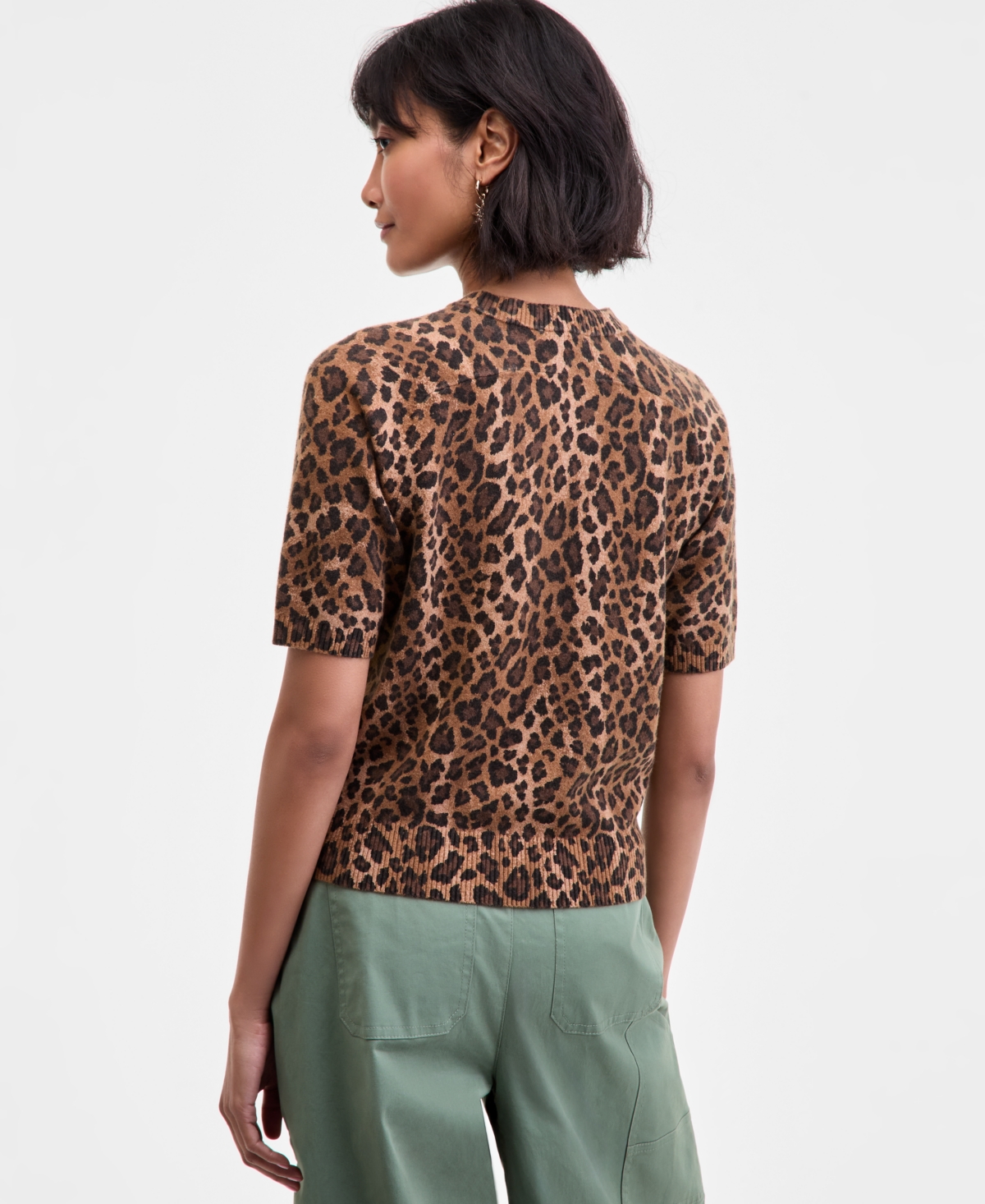 On 34th Women's Saddle Short Sleeve Sweater, Macy's Exclusive