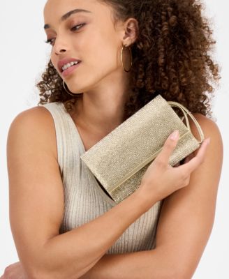 Caitlin Satin and Crystal Clutch, Exclusively at Macy's