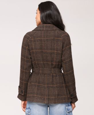 Women's Double-Breasted Belted Coat