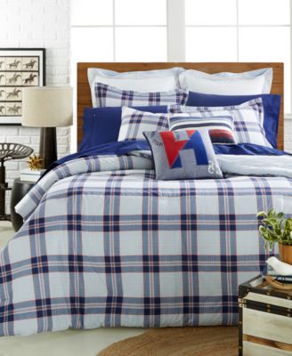 plaid tommy hilfiger comforter