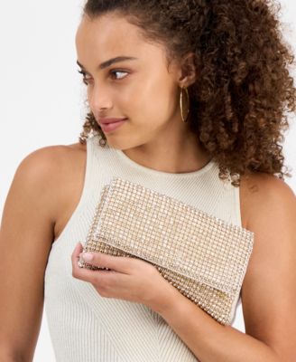Prudence Small Diamond Mesh Crossbody, Exclusively at Macy's 