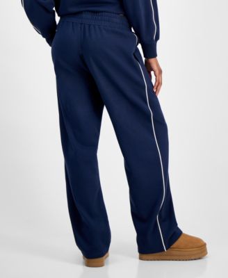 Juniors' V-Waist Piped Sweatpants