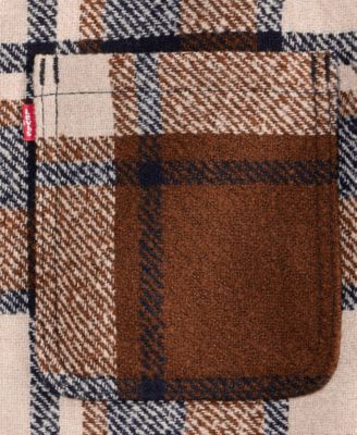 Men's Plaid Shirt Jacket