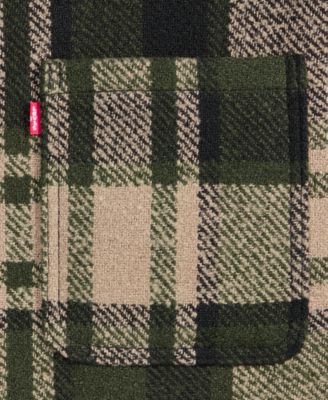 Men's Plaid Shirt Jacket