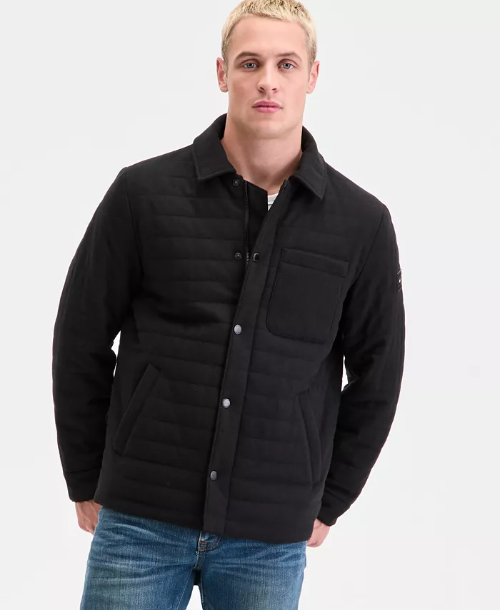 Men's Quilted Shirt Jacket - thumbnail 2