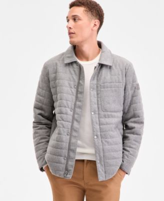 Men's Quilted Shirt Jacket