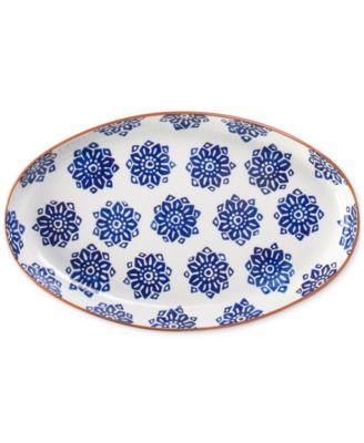 Euro Ceramica - Costa Azul Tile Oval Platter
