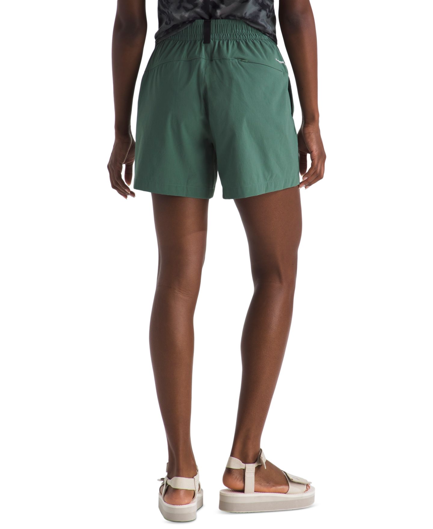Женские шорты The North Face Class V Pathfinder Pull-On, цвет: Зелёный — фото 6