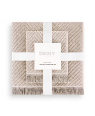 Herringbone Cotton 4-Pc. Towel Set