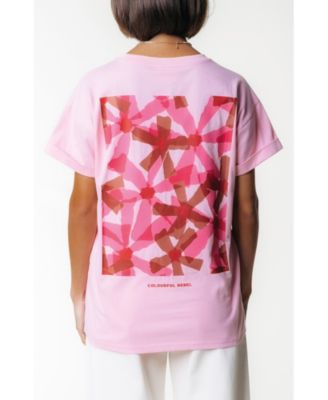 Women's Flower Square Boxy Tee