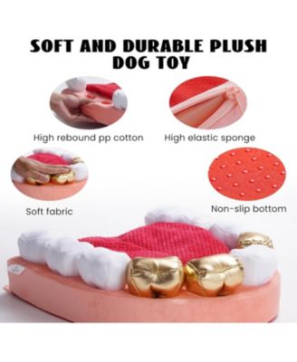 Interactive Teeth Dog Toys – Enrichment Puzzle Funny Dog Toys for Small to Large Dogs, Non-Slip Hide and Seek Dog Toys to Keep Dogs Busy