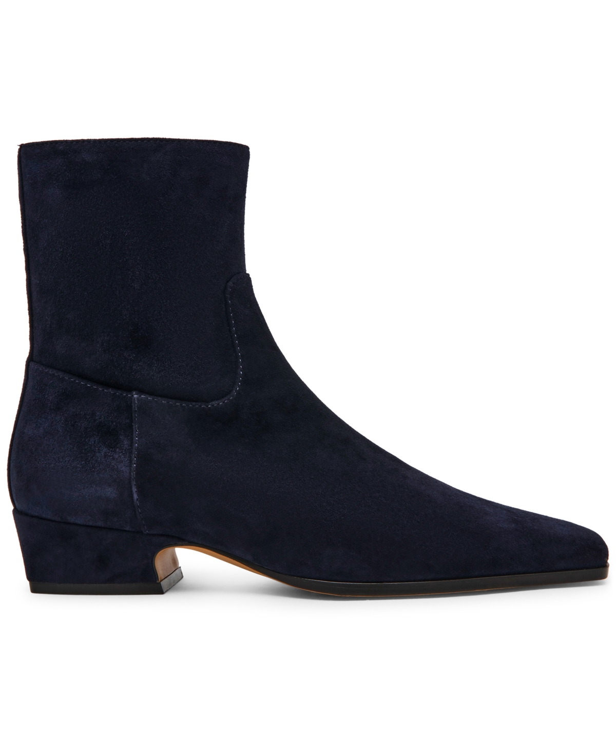Steve Madden Women's Dusty Block-heel Booties In Blue