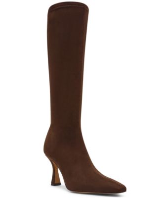 Women's Flute Wide-Calf Knee-High Dress Boots