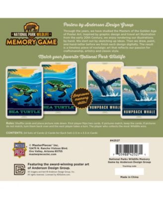Masterpieces National Parks Wildlife Memory Game