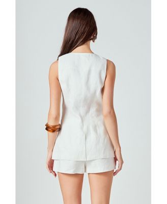 Women's LINEN VEST