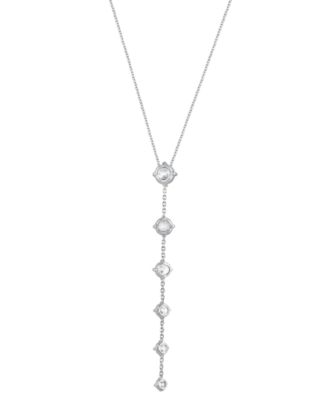 Lab Grown Diamond Graduated Lariat Necklace (3-1/2 ct. t.w.) in 14k White Gold, 16" + 2" extender