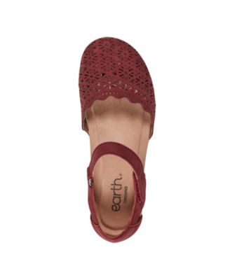 Women's Bronnie Perforated Two-Piece Flat Sandals