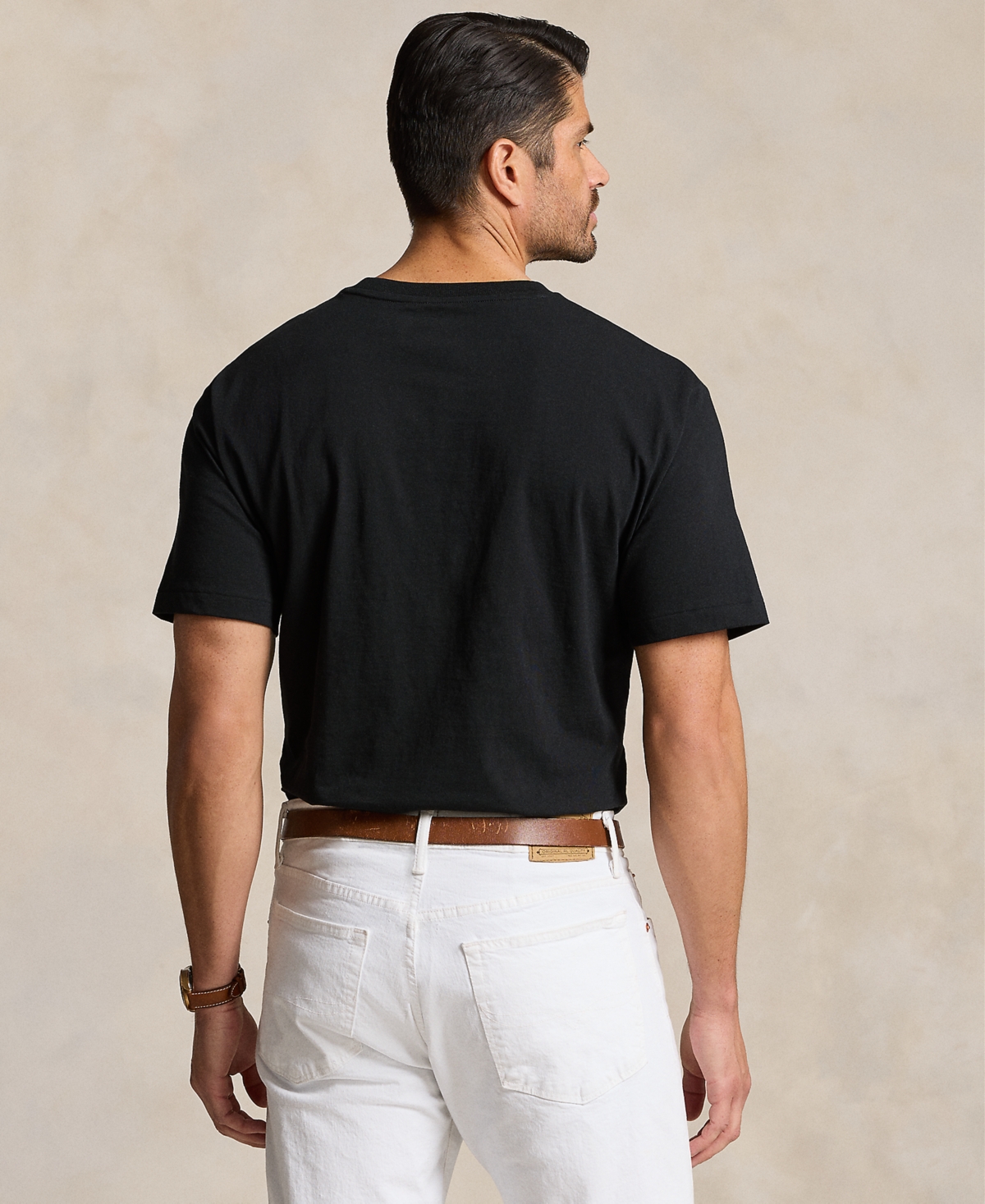 Polo Ralph Lauren Men's Big & Tall Crew-Neck Pocket T-Shirt