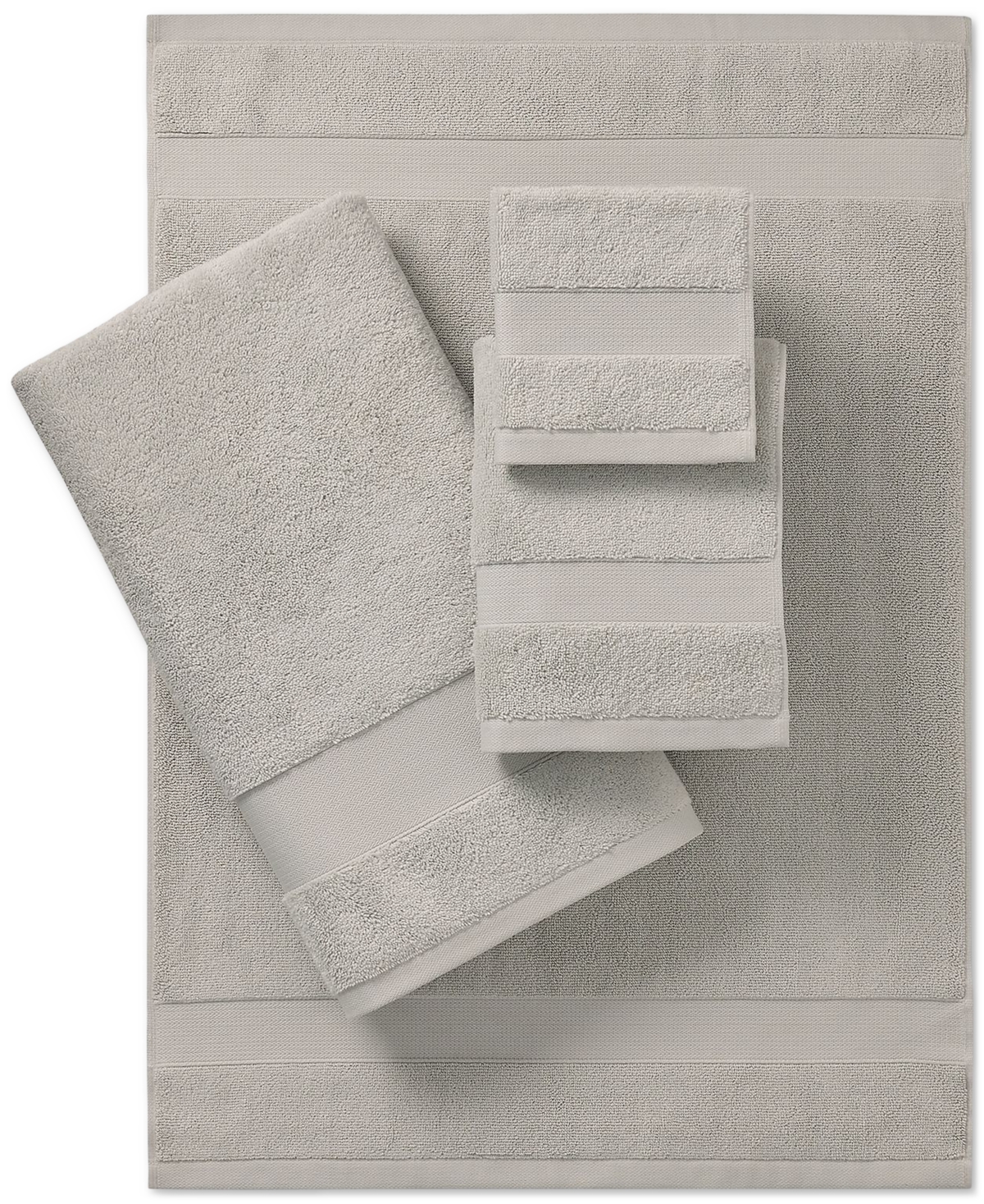 Ralph Lauren Watson Solid Cotton 6-pc. Towel Set In Gray