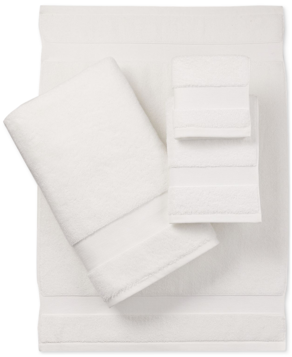 Ralph Lauren Watson Solid Cotton 6-pc. Towel Set In White