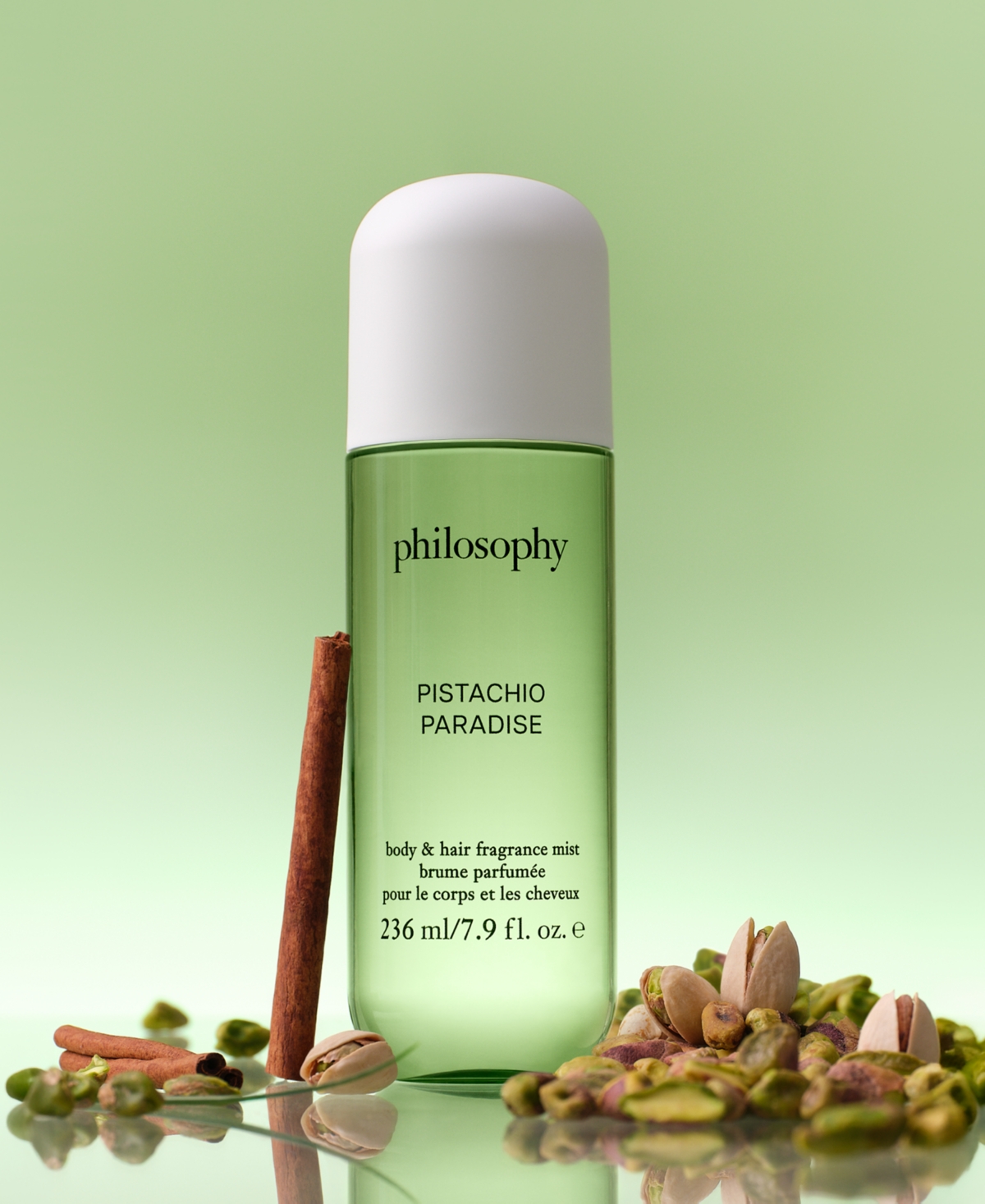 Philosophy Di Lorenzo Serafini Pistachio Paradise Body & Hair Fragrance Mist, 7.9 Oz. In Transparent