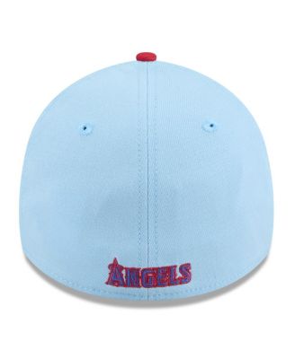 Men's Light Blue/Red Los Angeles Angels 2025 Fourth of July 39THIRTY Flex Hat