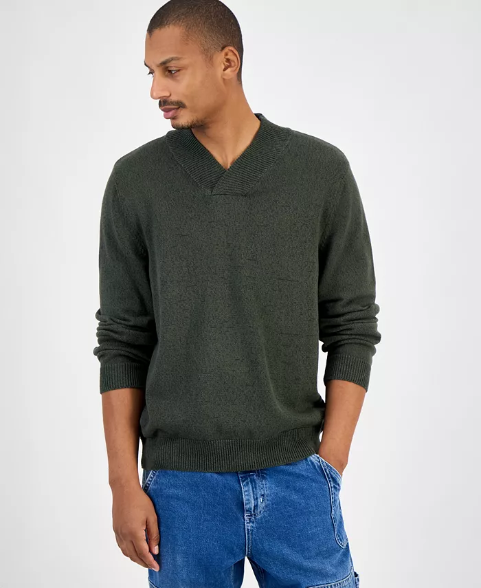 Men's Shawl-Collar Sweater - thumbnail 7