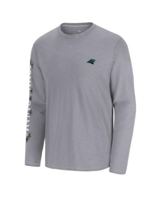 Men's Gray Carolina Panthers Oasis Endzone Lux Long Sleeve T-Shirt