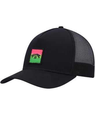 Billabong - Men's Black Stacked Trucker Snapback Hat