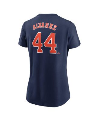 Women's Yordan Alvarez Navy Houston Astros Fuse Name Number T-Shirt