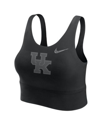 Women's Black Kentucky Wildcats Performance Longline Sports Bra